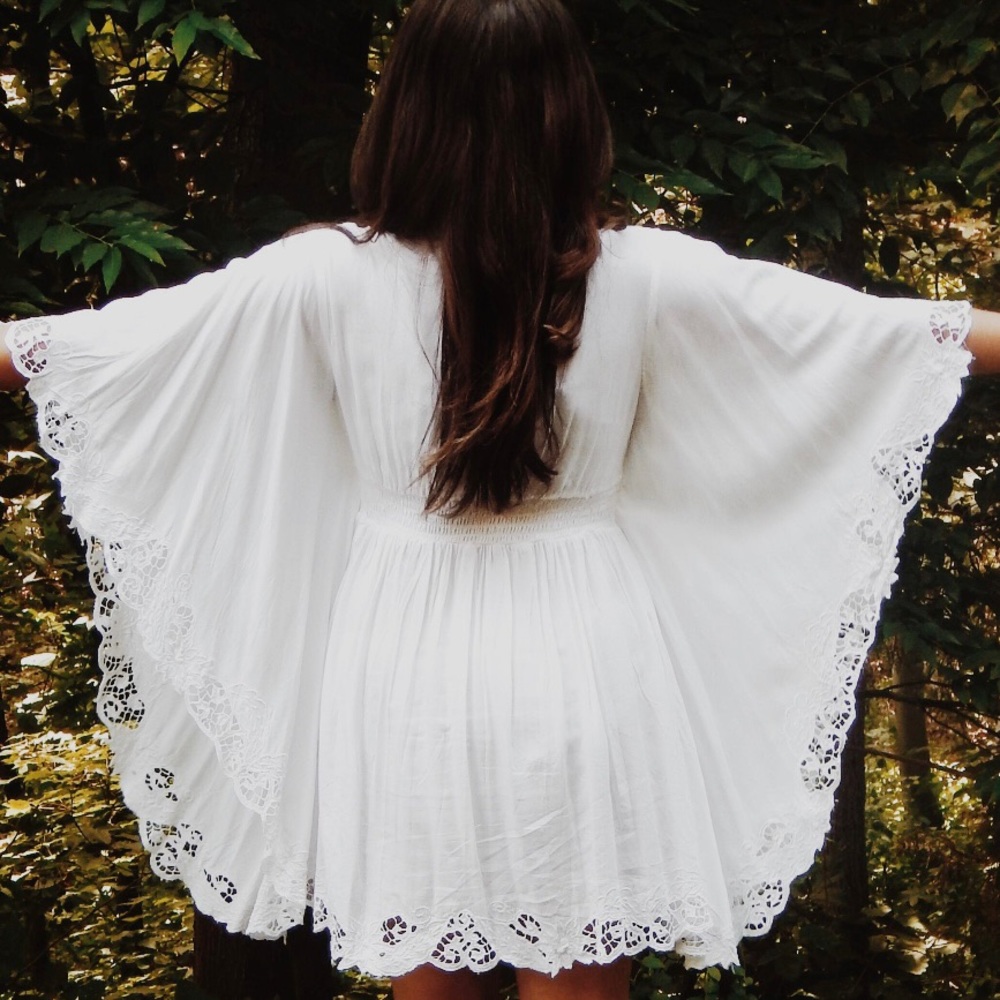 Vintage White Dress One Size